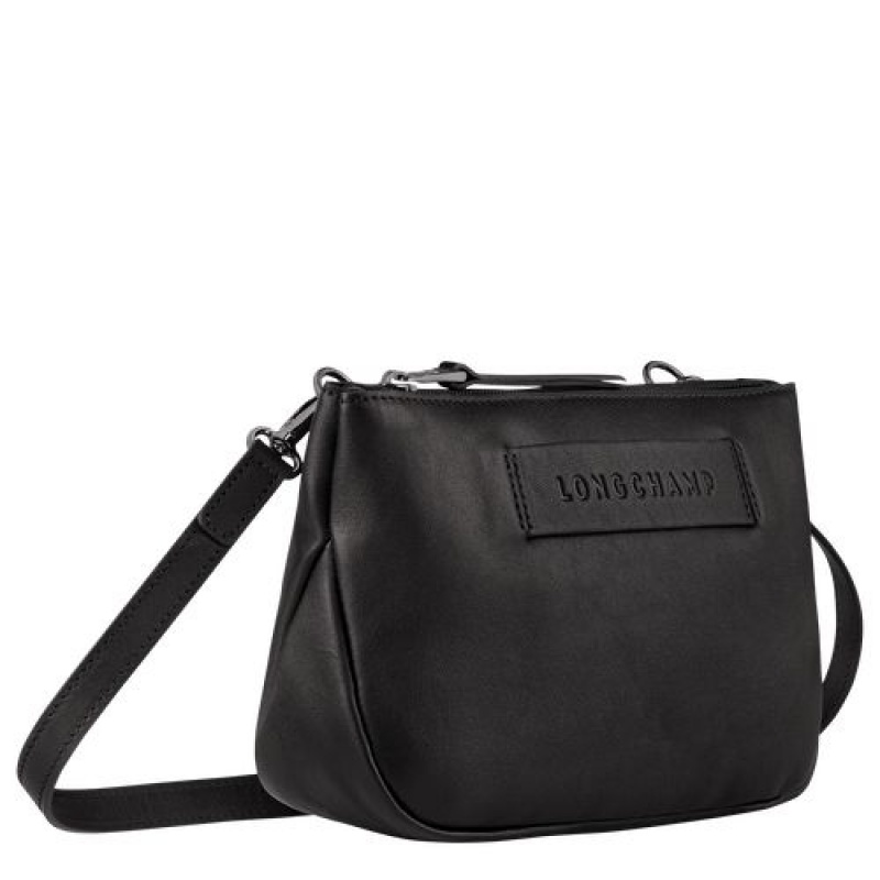 Longchamp 3D Crossbody bag Black | ZDS-948273