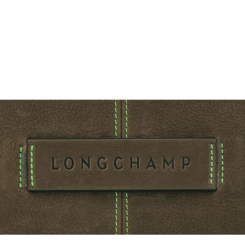 Longchamp 3D Crossbody bag Khaki | YRL-529836