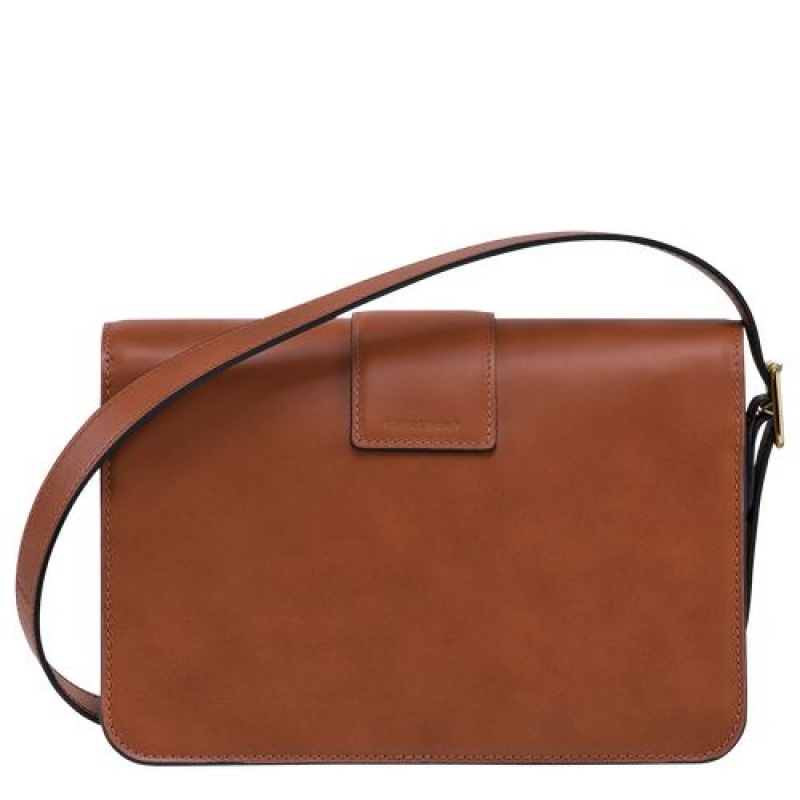 Longchamp Box-Trot Crossbody bag M Cognac | MBJ-973214