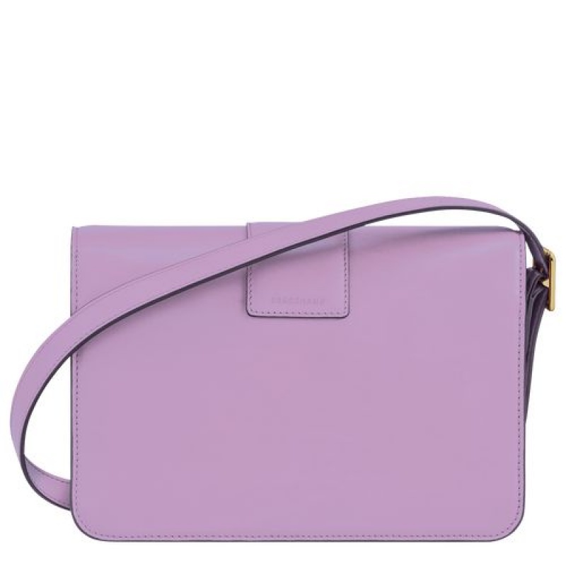 Longchamp Box-Trot Crossbody bag M Lilac | ROA-816054