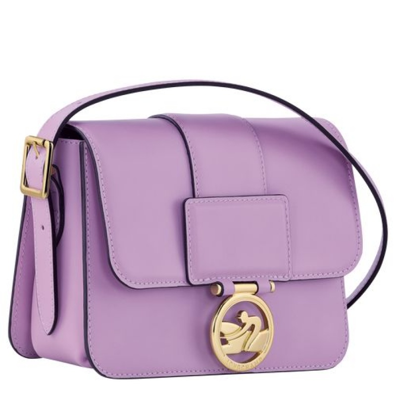 Longchamp Box-Trot Crossbody bag S Lilac | QXM-219374