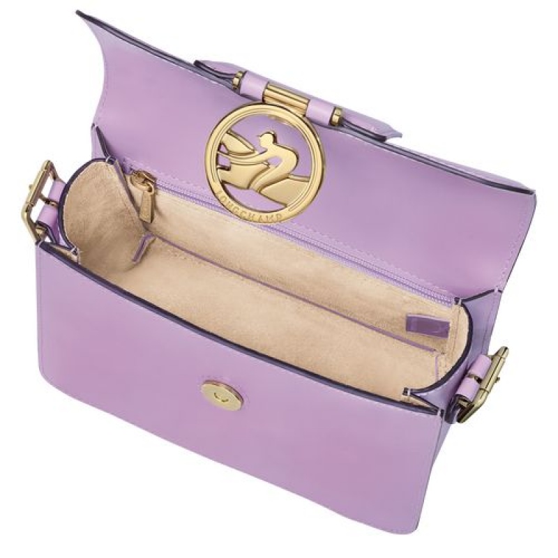 Longchamp Box-Trot Crossbody bag S Lilac | QXM-219374