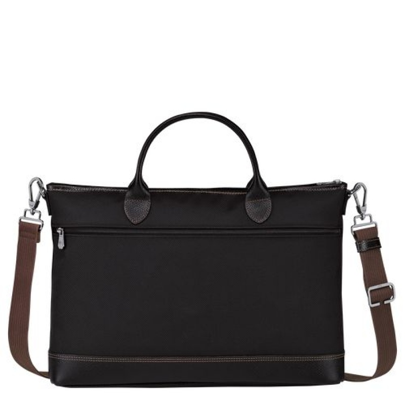 Longchamp Boxford Briefcase S Black | WCV-719604