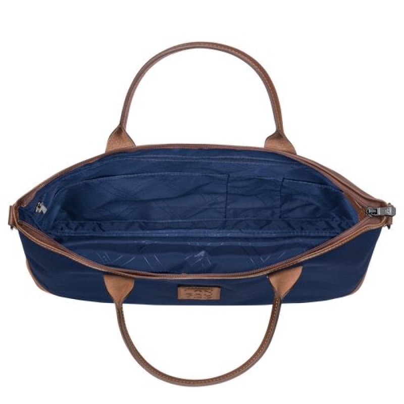 Longchamp Boxford Briefcase S Blue | DOM-037819