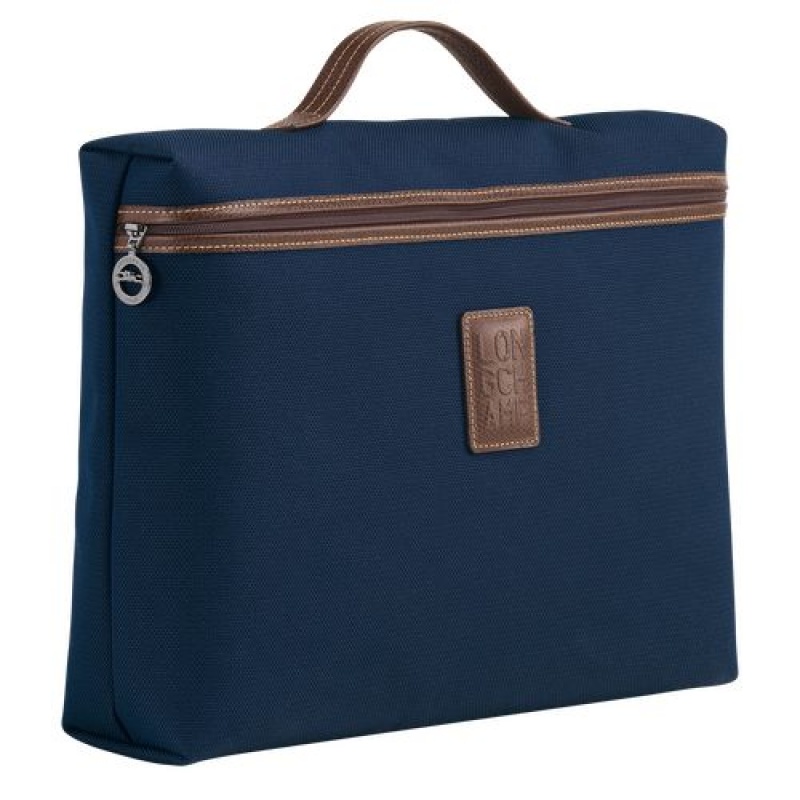 Longchamp Boxford Briefcase S Blue | WAD-437156