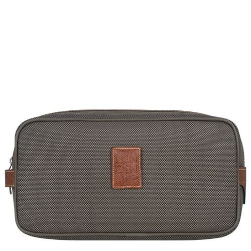 Longchamp Boxford Toiletry case Brown | NWX-524698