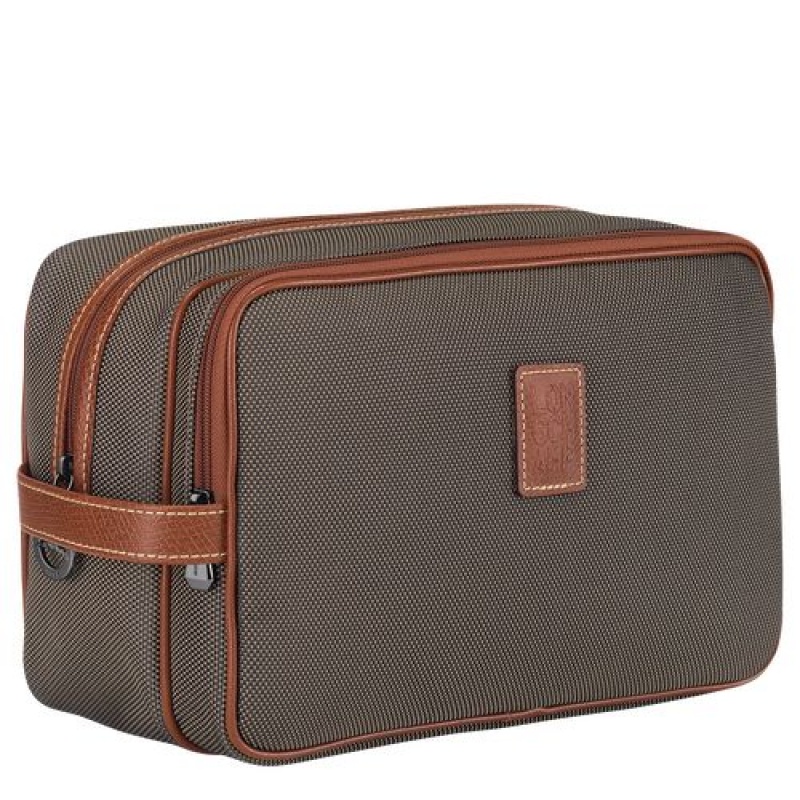 Longchamp Boxford Toiletry case Brown | RFH-162754