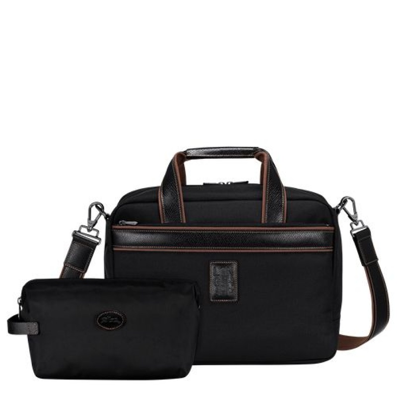 Longchamp Boxford Travel bag Black | LAY-218043