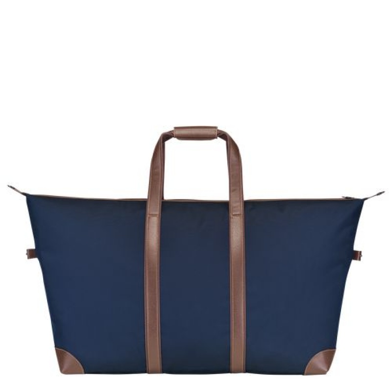 Longchamp Boxford Travel bag Blue | YMS-094356