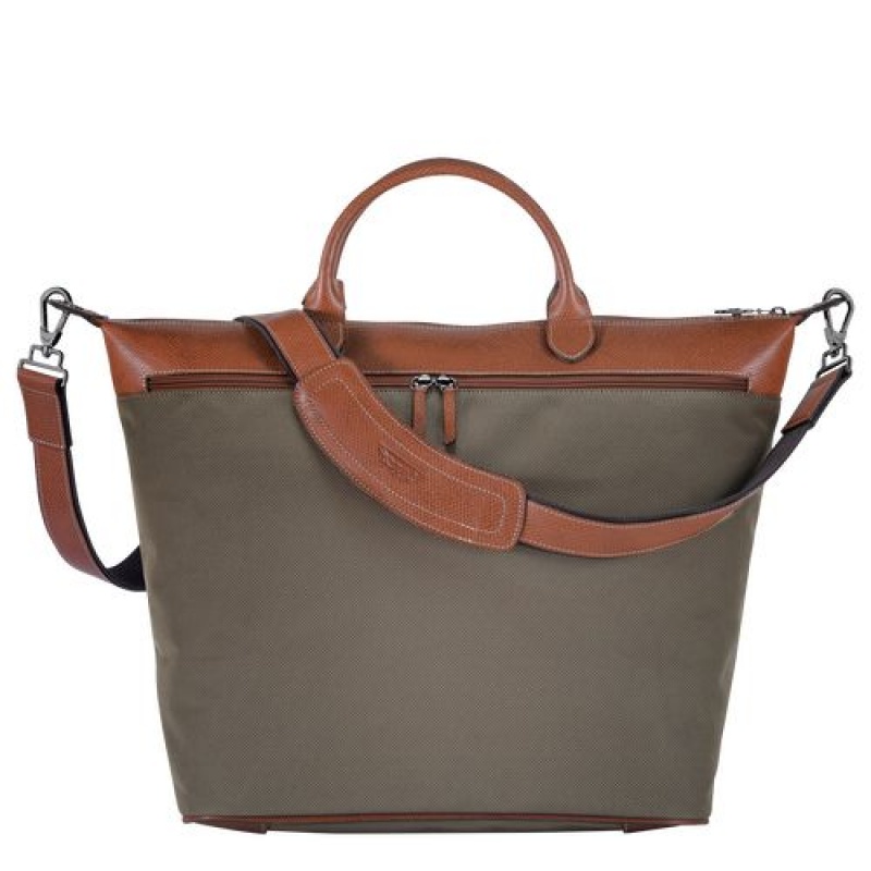 Longchamp Boxford Travel bag Brown | UJD-902538