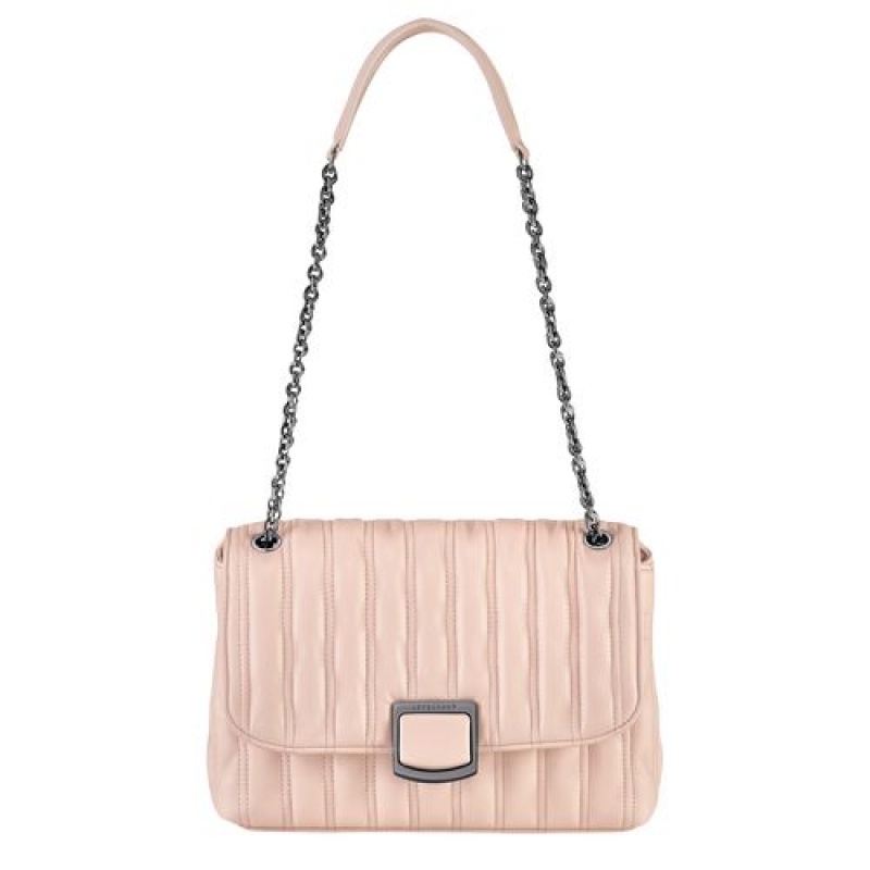 Longchamp Brioche Crossbody bag M Powder | ZTF-759120