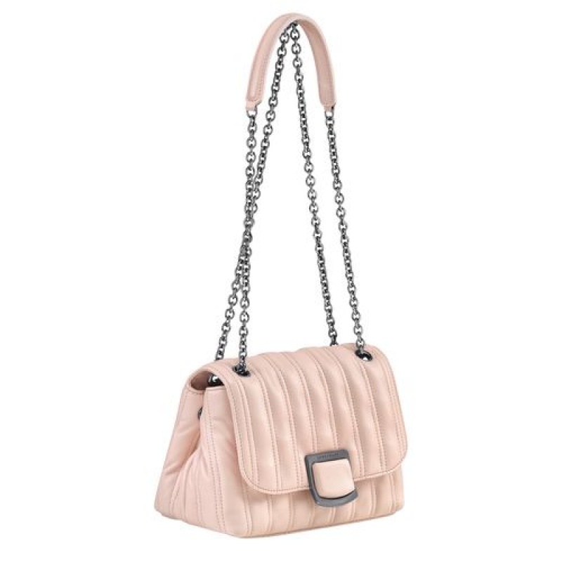 Longchamp Brioche Crossbody bag S Powder | WRG-973052