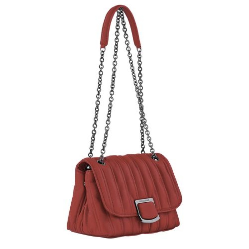 Longchamp Brioche Crossbody bag S Red | XJC-591348