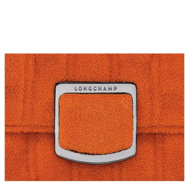 Longchamp Brioche Eponge Crossbody bag S Orange | TFQ-310769