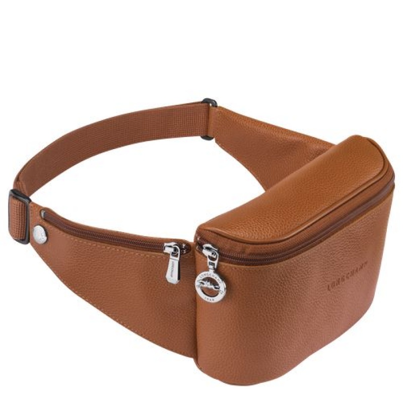 Longchamp Le Foulonne Belt bag Caramel | CLX-650498