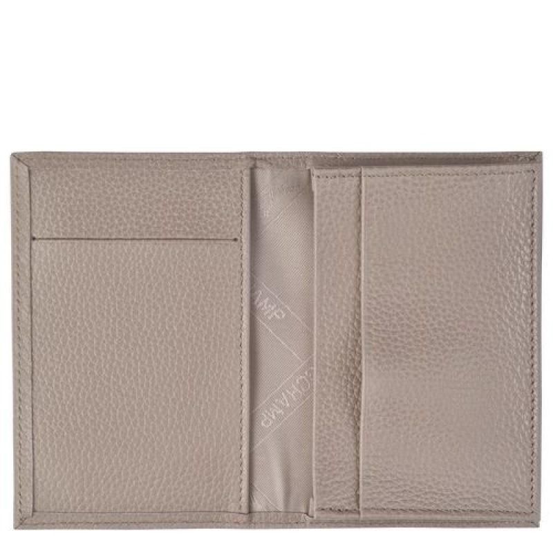 Longchamp Le Foulonne Card holder Turtledove | TOC-693701