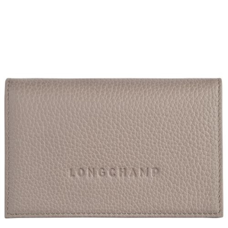 Longchamp Le Foulonne Card holder Turtledove | TOC-693701