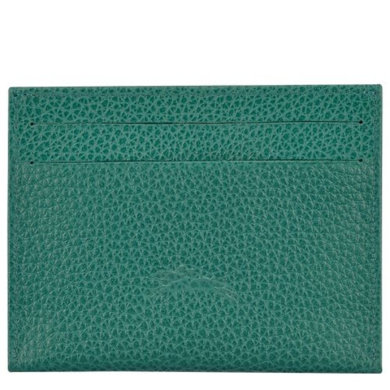 Longchamp Le Foulonne Cardholder Cypress | OKD-738425