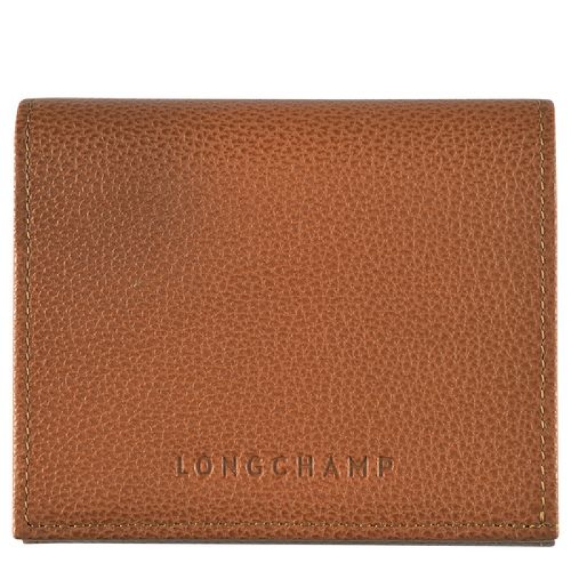 Longchamp Le Foulonne Coin purse Caramel | QSX-326048