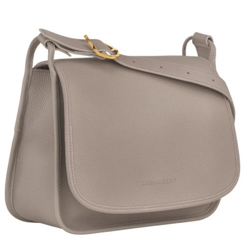 Longchamp Le Foulonne Crossbody bag L Turtledove | IAK-479281