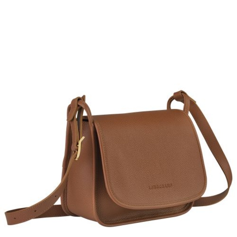 Longchamp Le Foulonne Crossbody bag M Caramel | RQW-091536