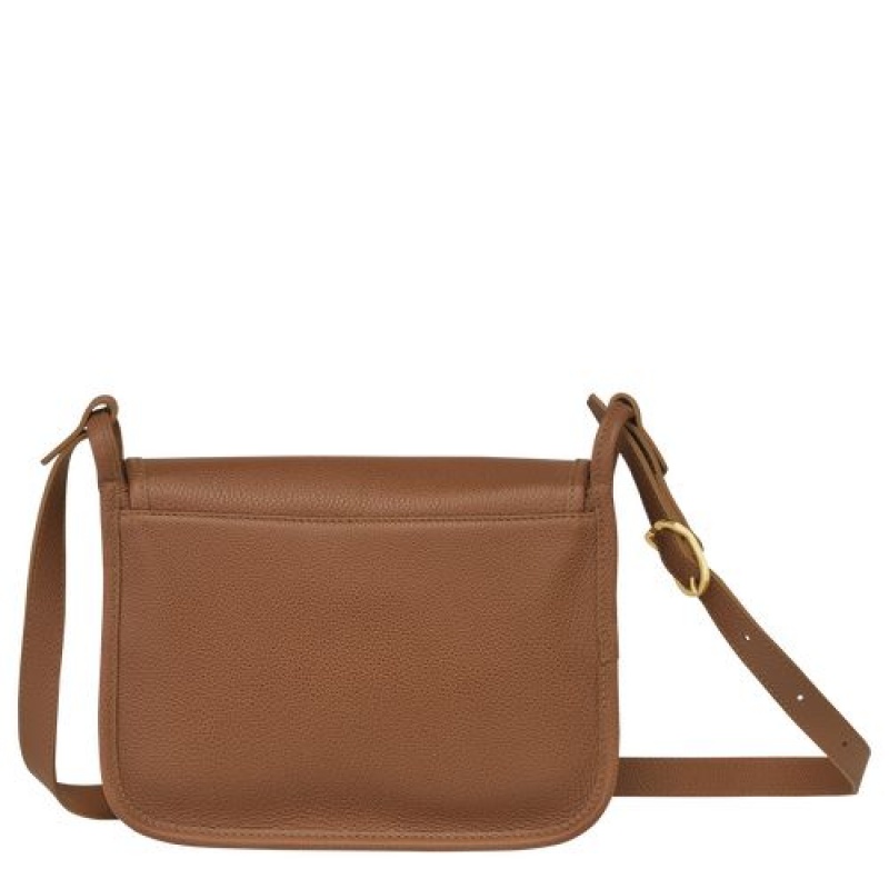 Longchamp Le Foulonne Crossbody bag M Caramel | RQW-091536