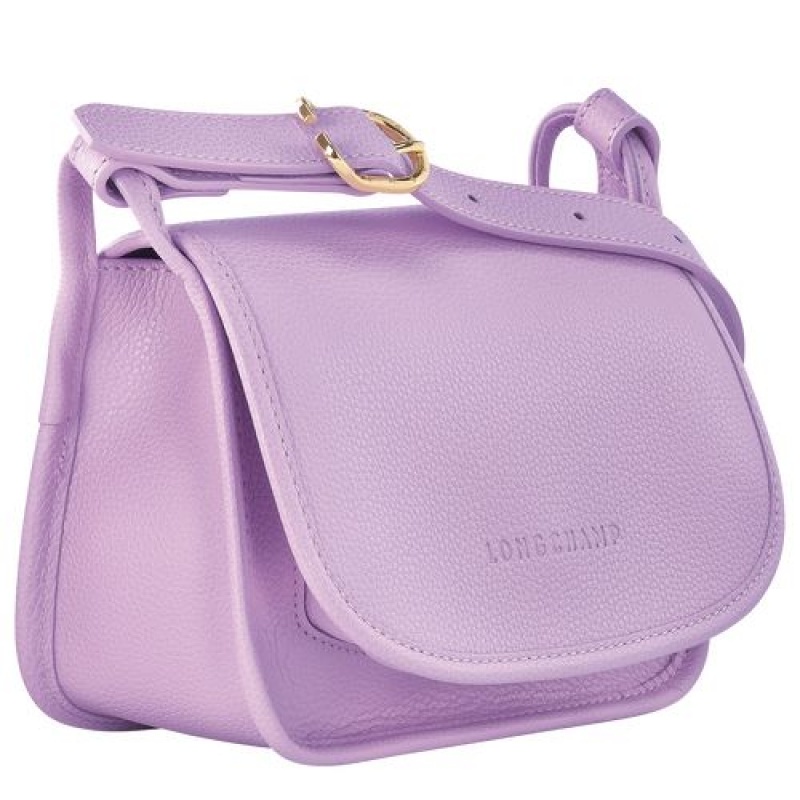 Longchamp Le Foulonne Crossbody bag S Lilac | HNQ-245867