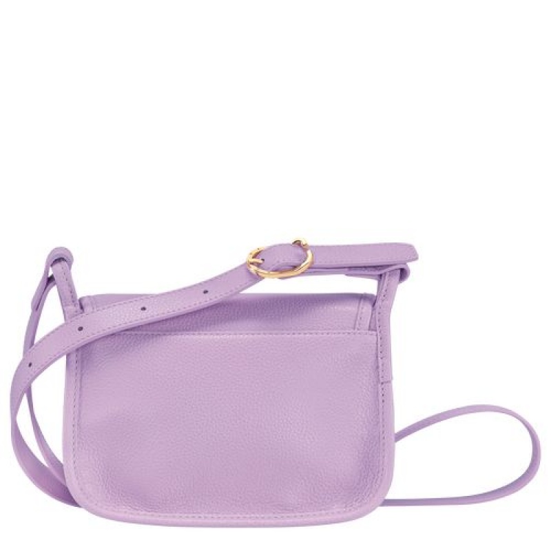 Longchamp Le Foulonne Crossbody bag S Lilac | HNQ-245867