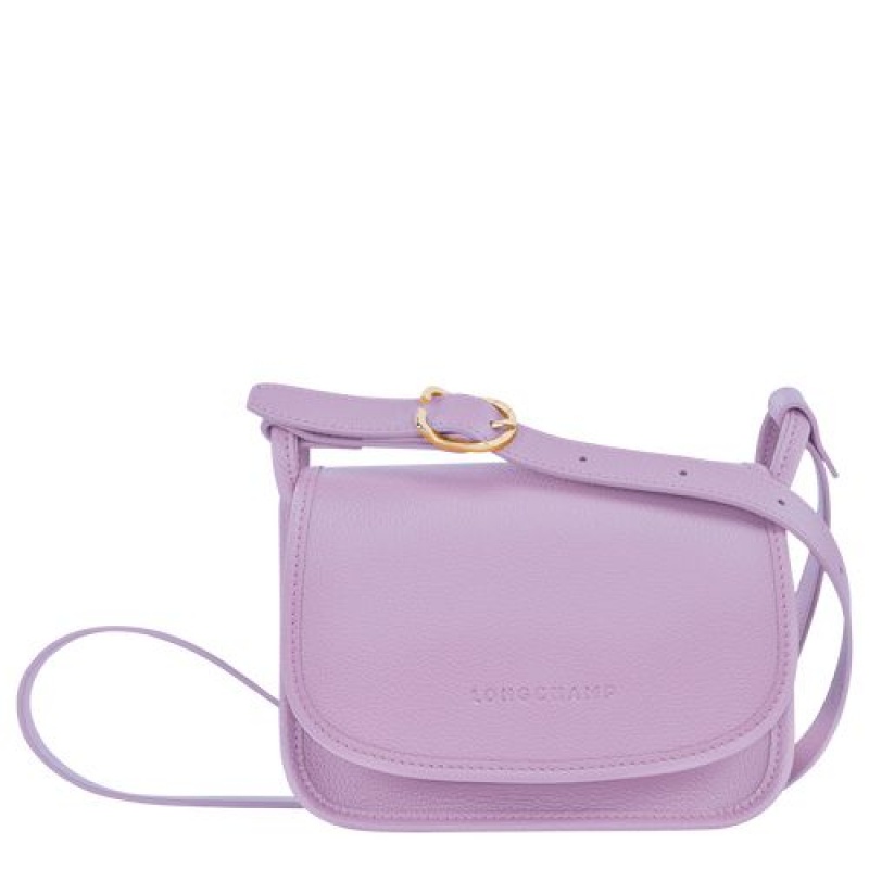 Longchamp Le Foulonne Crossbody bag S Lilac | HNQ-245867