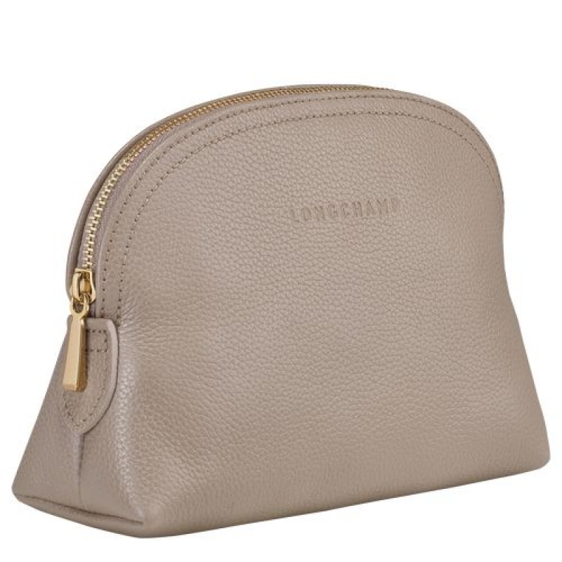 Longchamp Le Foulonne Pouch Turtledove | QYO-135798