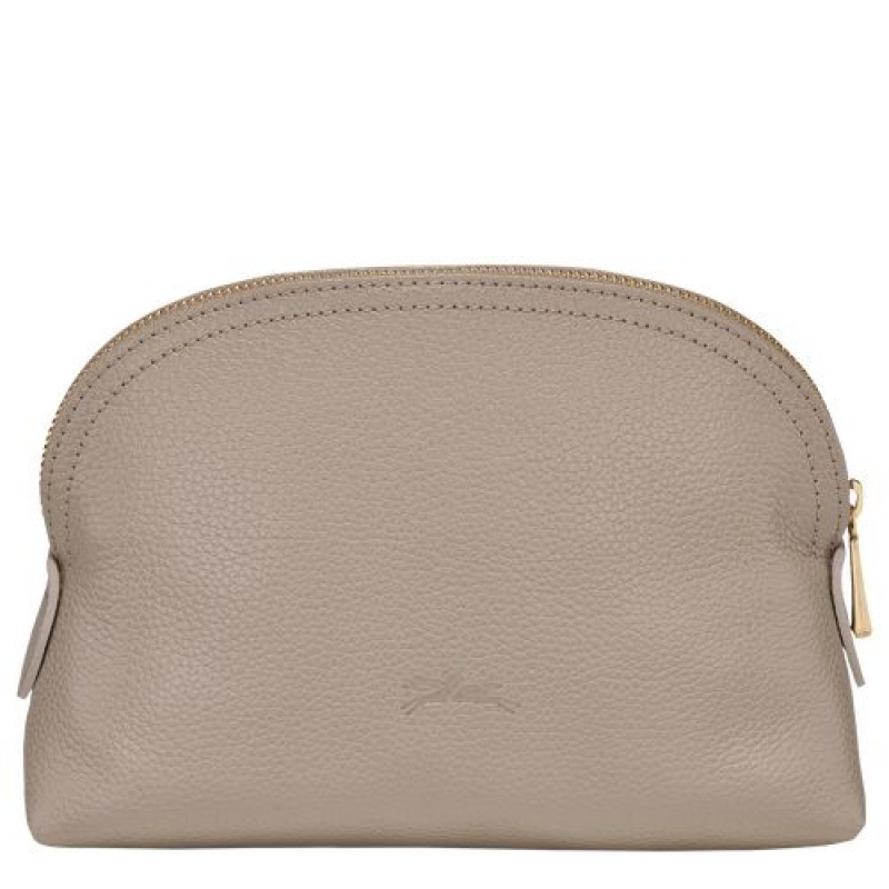 Longchamp Le Foulonne Pouch Turtledove | QYO-135798