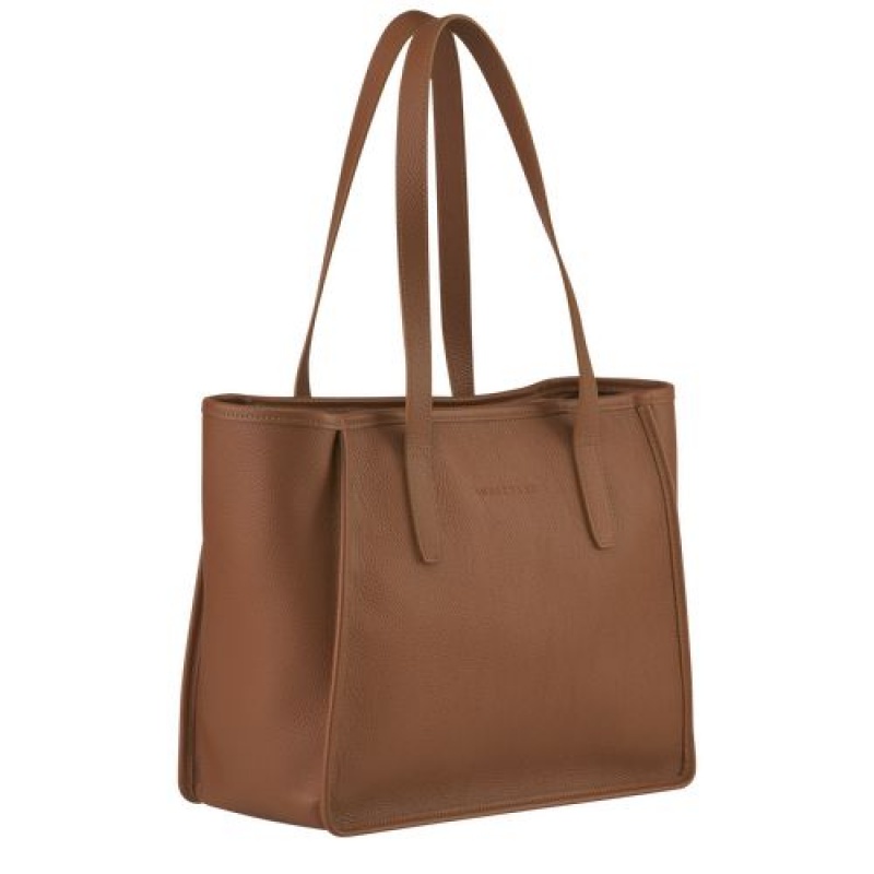 Longchamp Le Foulonne Shoulder bag Caramel | MRW-109472