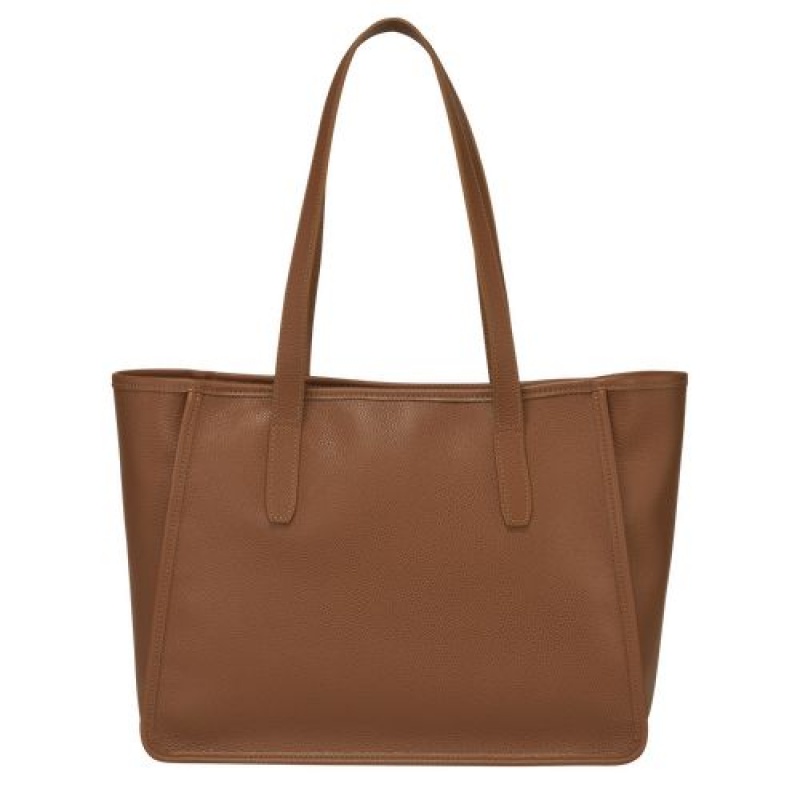 Longchamp Le Foulonne Shoulder bag Caramel | MRW-109472