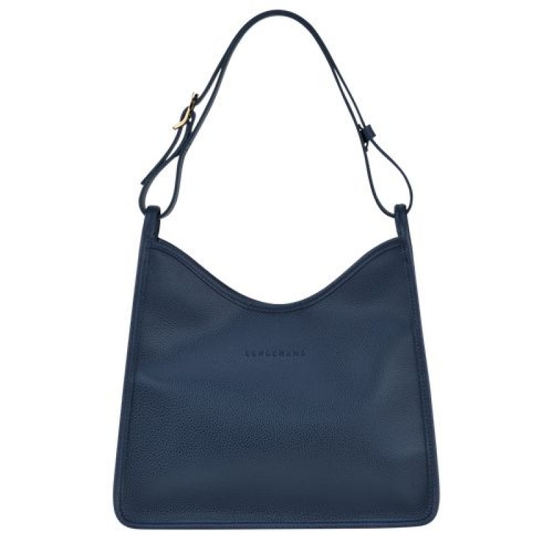 Longchamp Le Foulonne Shoulder bag Navy | FCO-187294