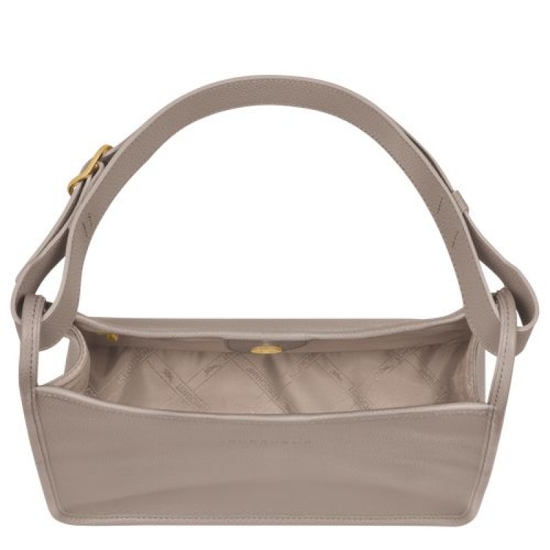 Longchamp Le Foulonne Shoulder bag Turtledove | AFU-749381