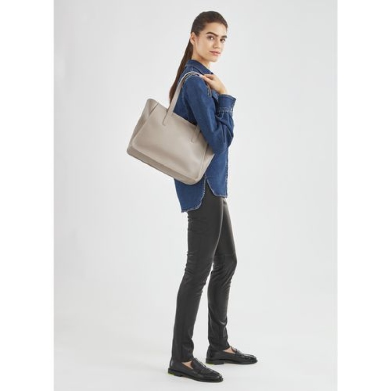 Longchamp Le Foulonne Shoulder bag Turtledove | MCE-398167