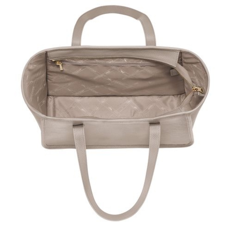 Longchamp Le Foulonne Shoulder bag Turtledove | MCE-398167