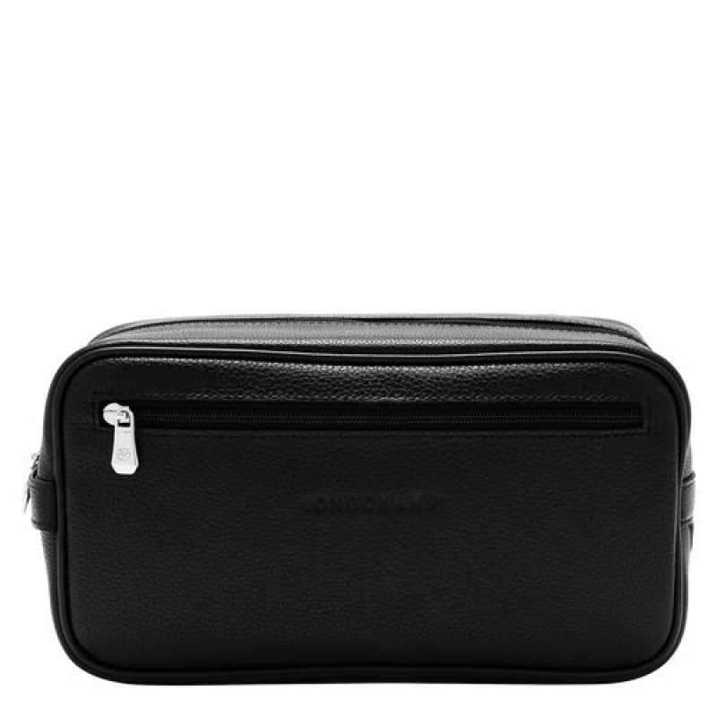 Longchamp Le Foulonne Toiletry case Black | RCX-261507