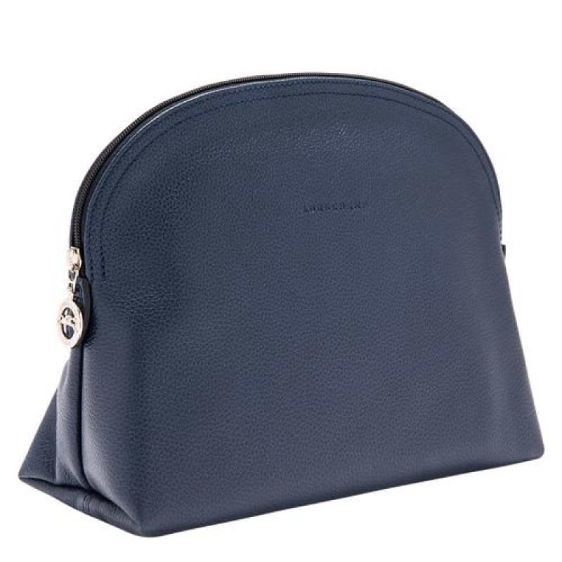 Longchamp Le Foulonne Toiletry case Navy | SQM-259743