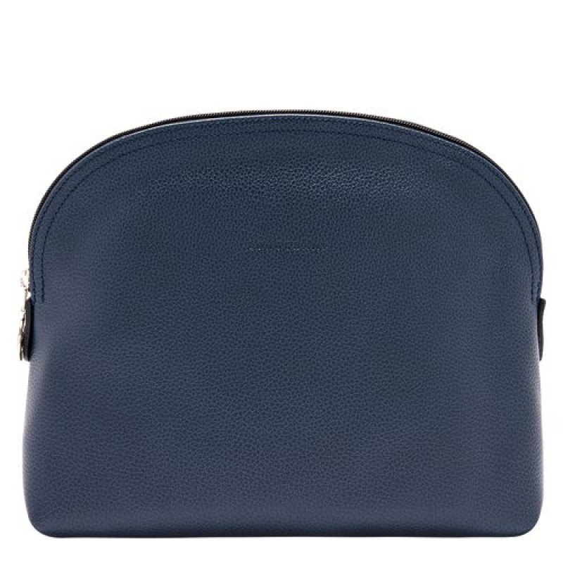 Longchamp Le Foulonne Toiletry case Navy | SQM-259743