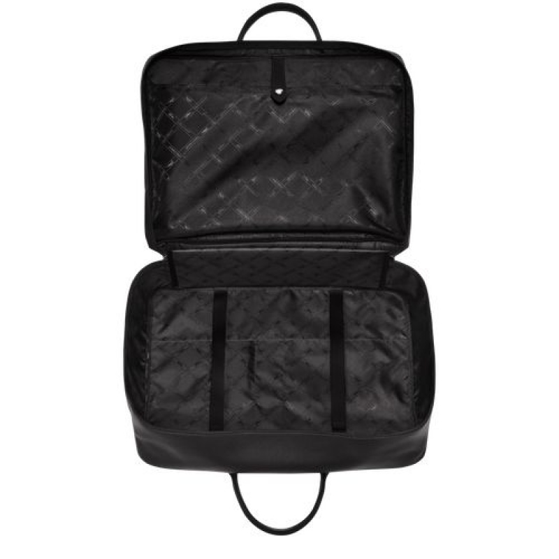 Longchamp Le Foulonne Travel bag Black | MZF-617590