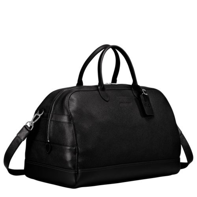 Longchamp Le Foulonne Travel bag L Black | FPZ-702893