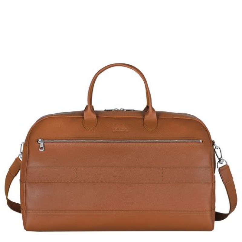 Longchamp Le Foulonne Travel bag L Caramel | VNR-917345