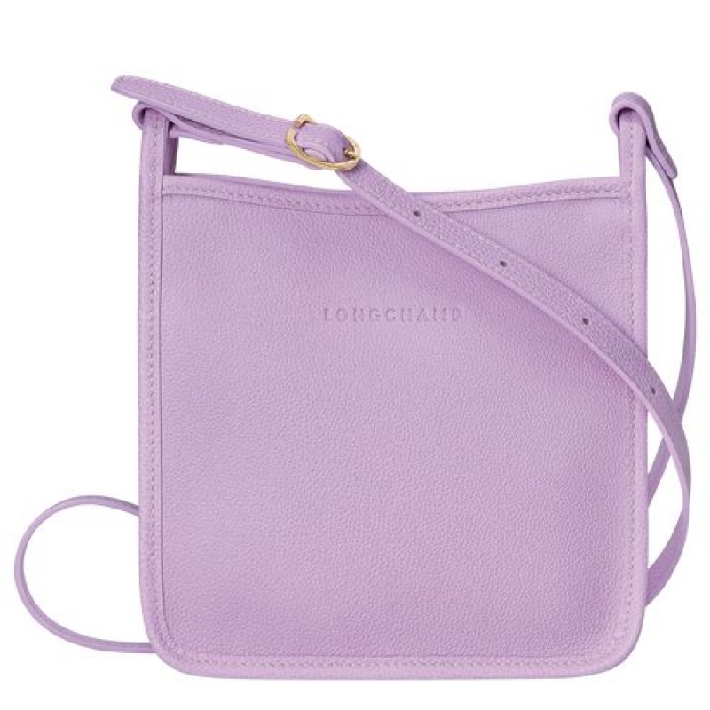 Longchamp Le Foulonne Zipped crossbody bag S Lilac | SLP-267945