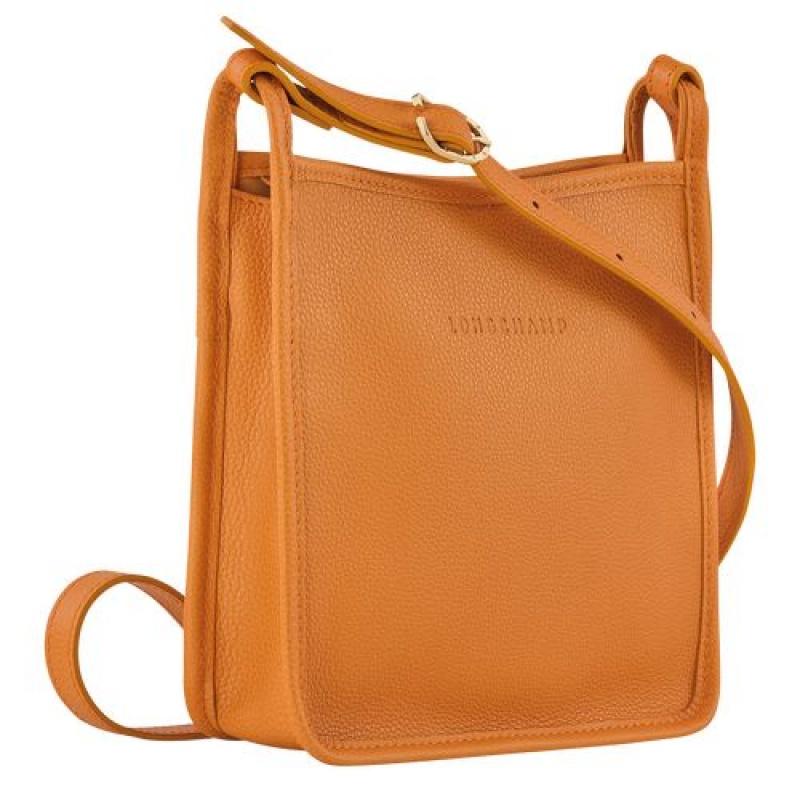 Longchamp Le Foulonne Zipped crossbody bag S Saffron | PVQ-649073