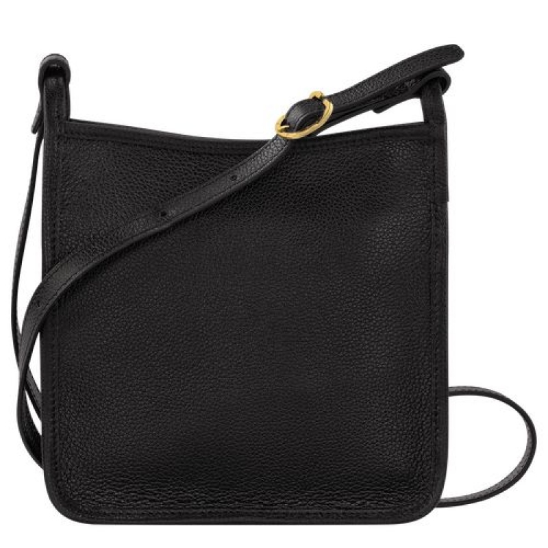 Longchamp Le Foulonne Zipped crossbody bag S Black | LUX-065318