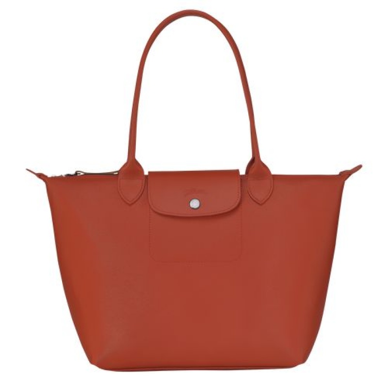 Longchamp Le Pliage City Shopping bag S Terracotta | VFE-102654