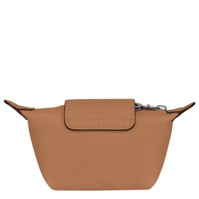 Longchamp Le Pliage Cuir Coin purse Hazelnut | HWL-302576