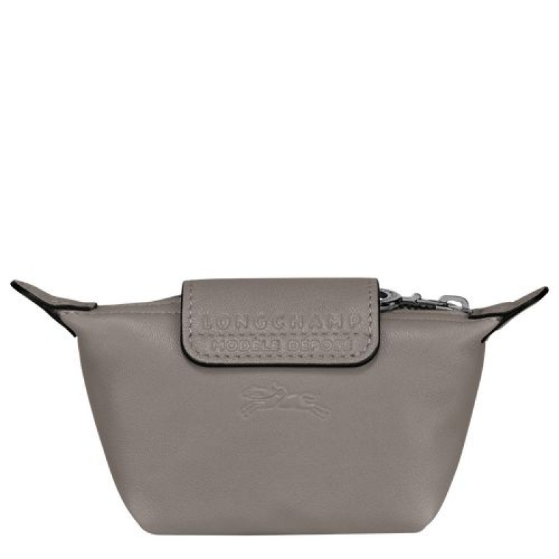 Longchamp Le Pliage Cuir Coin purse Turtledove | XML-304596