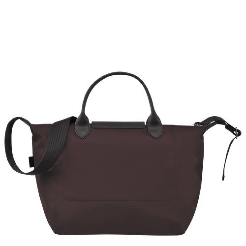 Longchamp Le Pliage Energy Top handle bag M Burgundy | OXB-912685